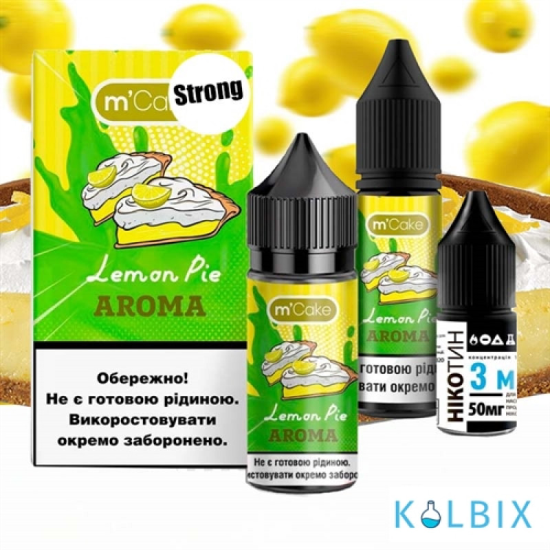 Набір для самозамішування M-Cake Strong 30 мл 50 мг зі смаком лимонного пирога