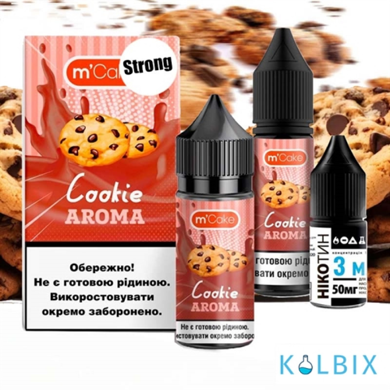 Набор для самозамеса M-Cake Strong 30 мл 50 мг со вкусом печенья