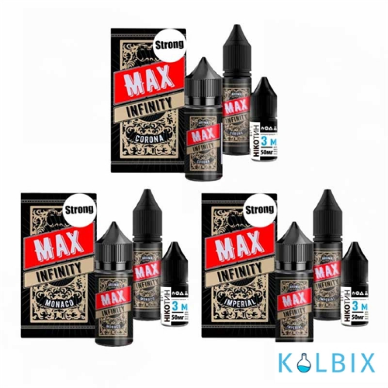 НАБІР ДЛЯ САМОЗАМІСУ INFINITY MAX STRONG 30 МЛ
