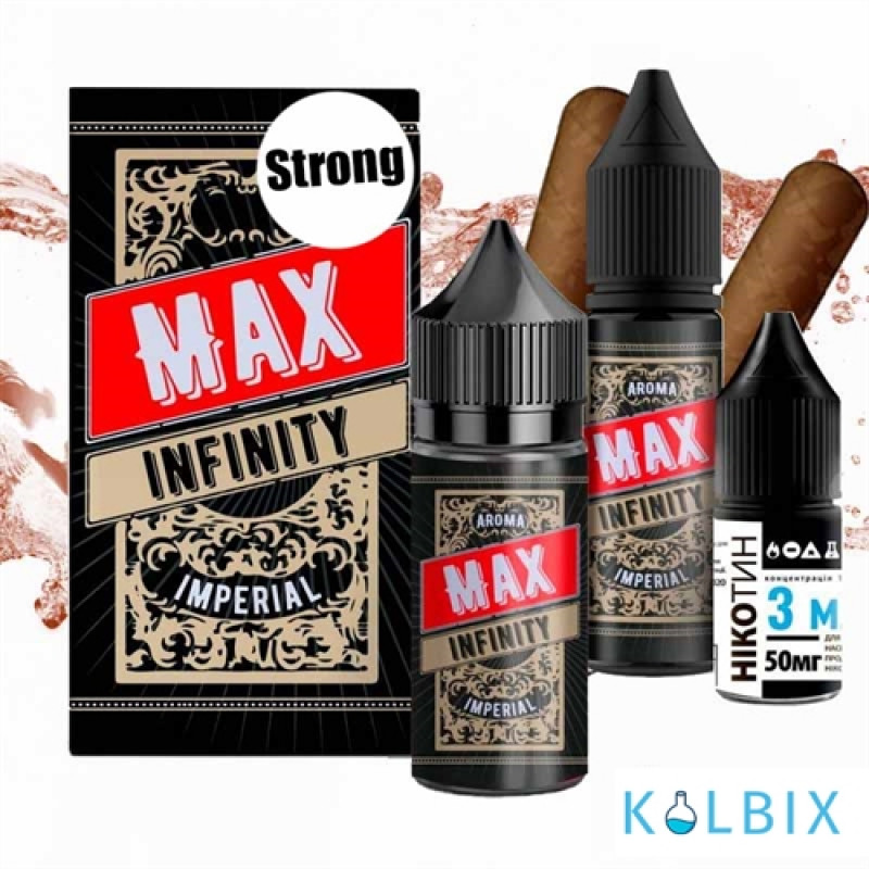 Набор для самозамеса Infinity MAX Strong 30 мл 50 мг со вкусом сигары