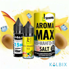 Набір для самозамісу Aroma MAX Salt Strong 30 мл 50 мг зі смаком ківі та манго з холодком