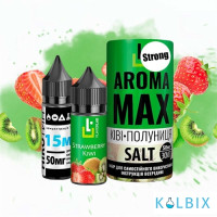 Набір для самозамішування Aroma MAX Salt Strong 30 мл 50 мг зі смаком ківі та полуниці