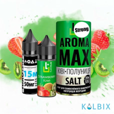 Набор для самозамеса Aroma MAX Salt Strong 30 мл 50 мг со вкусом киви и клубники