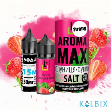 Набор для самозамеса Aroma MAX Salt Strong 30 мл 50 мг со вкусом клубники