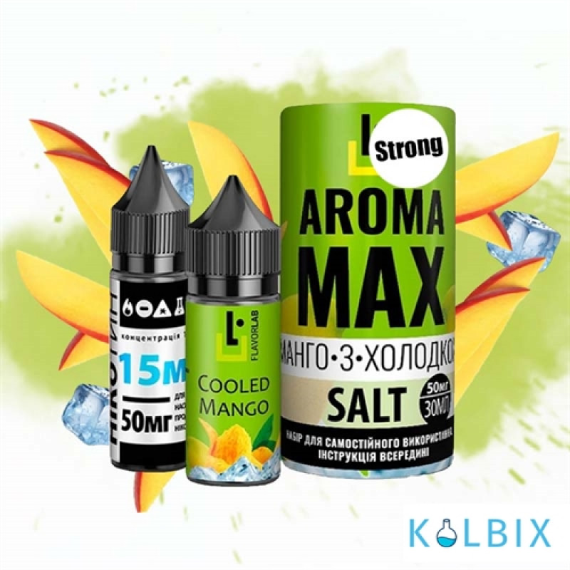 Набор для самозамеса Aroma MAX Salt Strong 30 мл 50 мг со вкусом манго с холодком