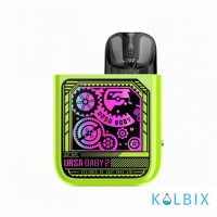 Оригінальна Pod-система Lost Vape Ursa Baby 2 Pod Kit у зеленому кольорі з рожевим візерунком
