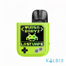 Оригінальна Pod-система Lost Vape Ursa Baby 2 Pod Kit у зеленому кольорі з чорним візерунком