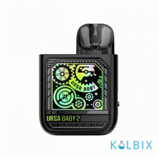 Оригинальная Pod-система Lost Vape Ursa Baby 2 Pod Kit в черном цвете с зеленым узором