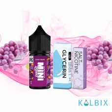 Набор для самозамеса Mini Liquid  30 мл 25 мг со вкусом конфет с виноградом