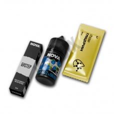 Набор для самозамеса Nova 30 мл — Энергетик с голубой малиной (Blue Razz Energy)