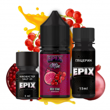 Набір для самозамісу Epix Mix 30 мл — зі смаком смородини та гранату (Red Star)