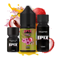 Набір для самозамісу Epix Mix 30 мл — зі смаком лічі та сакури (Exotic)