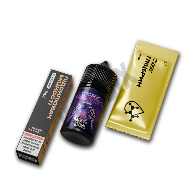 Набір для самозамісу Chaser Halloween 30 мл 50 мг — зі смаком ожини, голубики та абсенту (Dark Rituals)