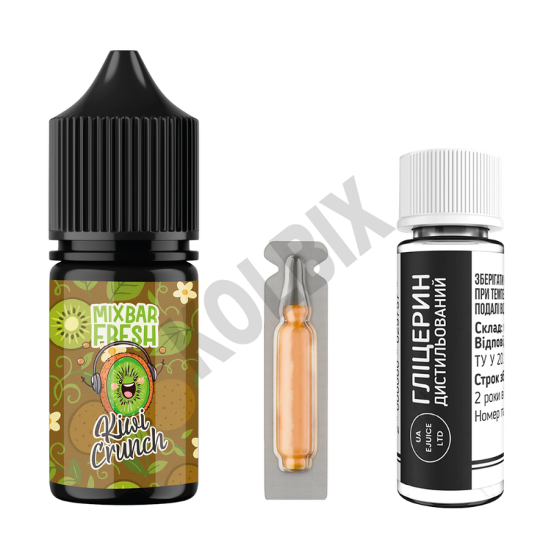 Набір для самозамісу Mix Bar Fresh 30 мл Kiwi Crunch — Ківі, Яблуко