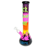 Стеклянный бонг 35 см “Rick and Morty” GT-1205 с толстым стеклом