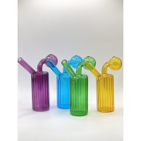 Стеклянный мини бонг Oil Burner 10 см (цветной)