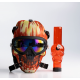 Бонг набір з маскою та окулярами Skull — креативний аксесуар