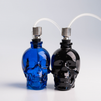 Міні бонг Skull 12 см GT-642S — скляний з трубкою
