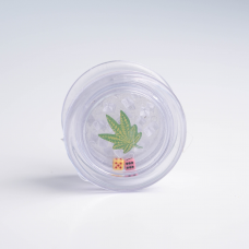 Пластиковий гриндер 55×32 мм № GT-103E (прозорий)