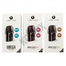 СМЕННЫЙ КАРТРИДЖ LOST VAPE URSA NANO CARTRIDGE ОБЪЕМОМ 2.5 МЛ