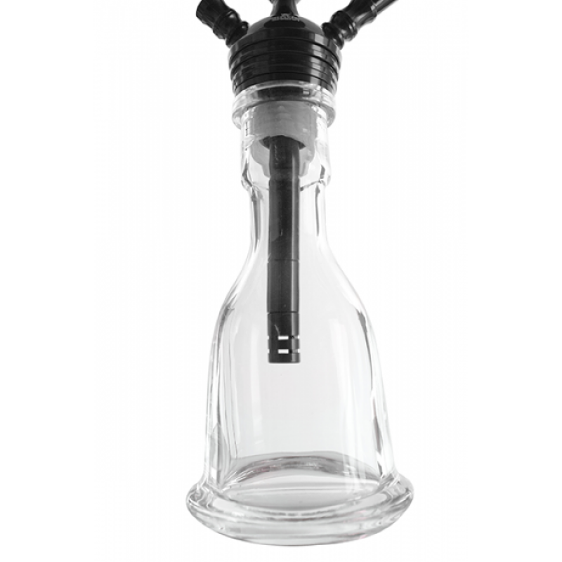 Кальян Kaya ELOX 30CМ Clear Alum Plug Black 2S