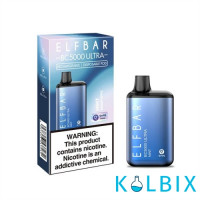 Одноразовий Elf Bar BC5000 Ultra 650 мАг 5% на 5000 затяжок зі смаком м'яти