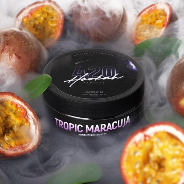 ТЮТЮН 420 TROPIC MARACUJA (МАРАКУЯ) 100 ГР