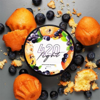 ТАБАК 420 LIGHT ЧЕРНИЧНЫЙ МАФФИН 100 ГР