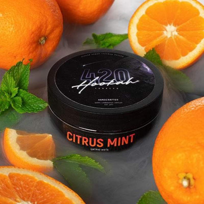 ТАБАК 420 CITRUS MINT (ЦИТРУС МЯТА) 100 ГР