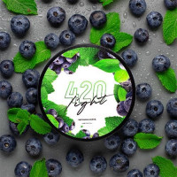 ТАБАК 420 LIGHT ЧЕРНИКА МЯТА 100 ГР