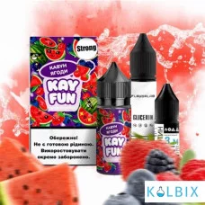 Набір для самозамісу Kayfun Strong 30 мл 50 мг зі смаком кавуна та ягід