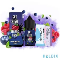Набір для самозамішування Get High 30 мл 50 мг - зі смаком малини та чорниці.