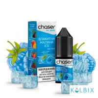 Жидкость Chaser 10 мл, 20 мг НА СОЛЕВОМ НИКОТИНЕ СО ВКУСОМ Голубой Малины с холодком