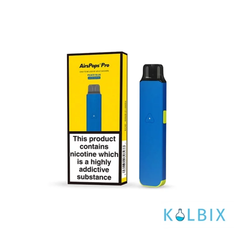 Оригинальная Pod-система AirsPops Pro Pod Kit в сине-желтом цвете