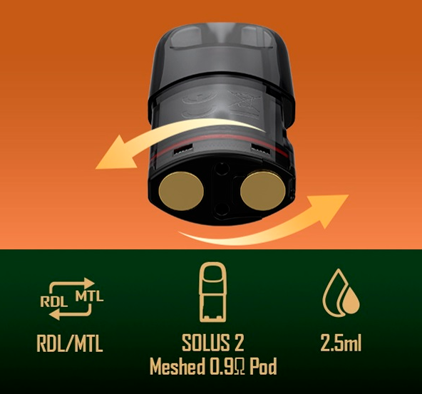 Як дістати картридж з електронної сигарети Smok Solus 2 Kit