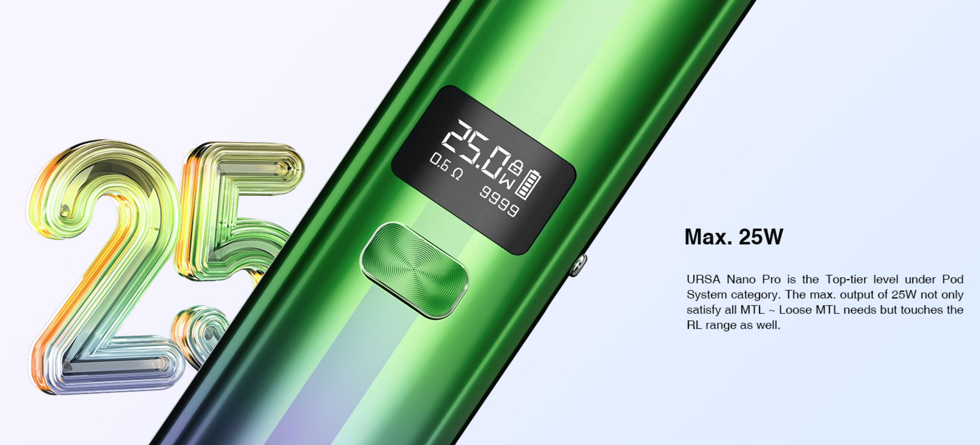 як користуватись Lost Vape Ursa Nano Pro