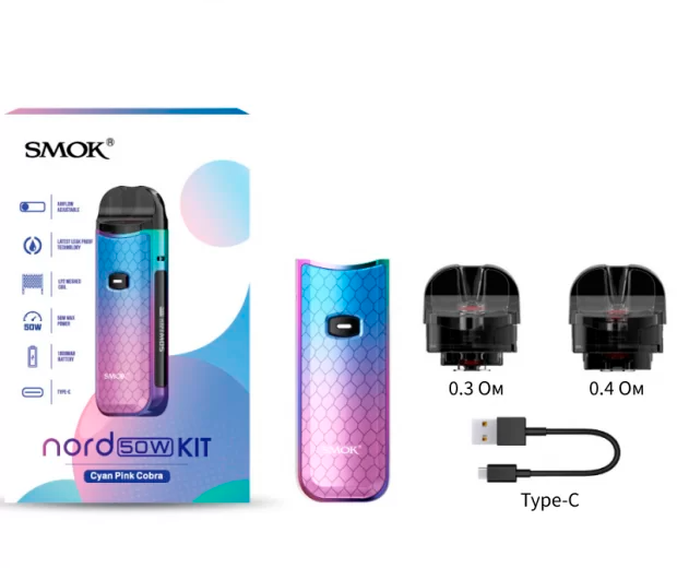 Как пользоваться электронной сигаретой SMOK Nord 50W Pod Kit