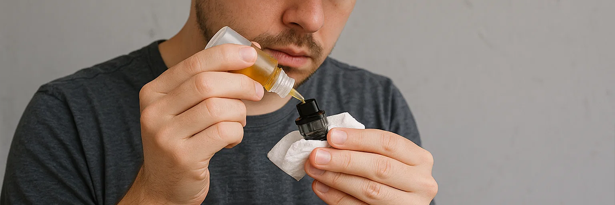 як правильно заливати рідину в електронну сигарету