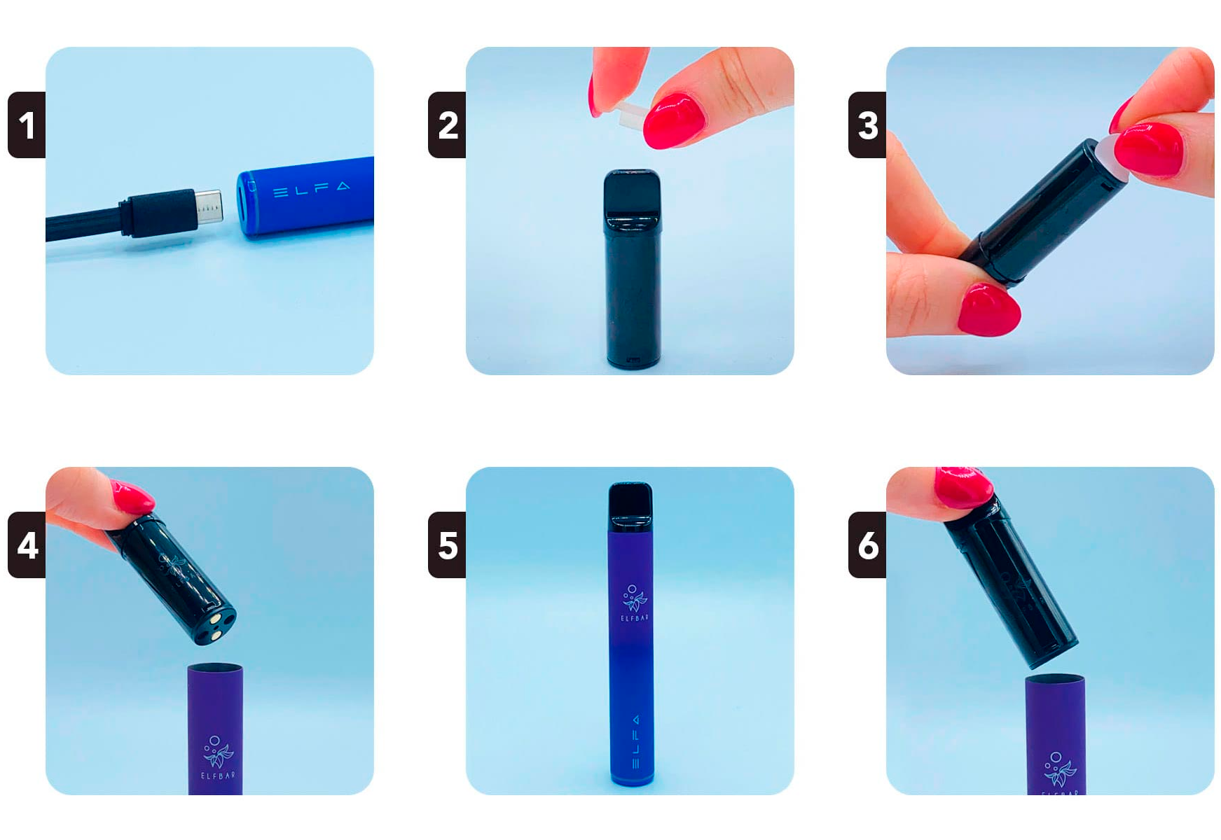 Как заправить Elf Bar ELFA Pod Kit 4 мл — пошаговая инструкция