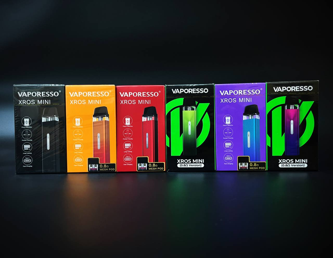 vaporesso xros mini миготить красным 5 раз