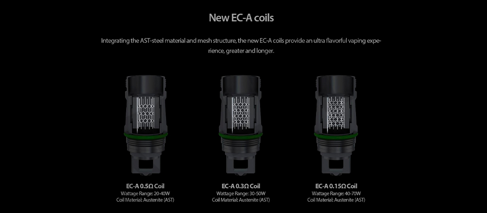 СМЕННЫЙ ИСПАРИТЕЛЬ ELEAF EC-A COIL SERIES
